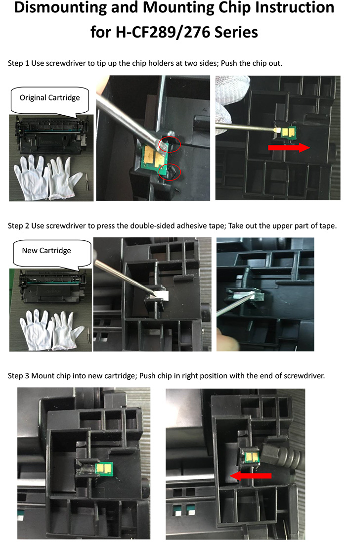 cf289 cf276 ship instruction